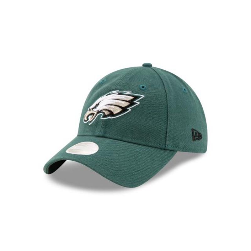 NFL Philadelphia Eagles Womens Core Classic 9Twenty Adjustable (CKT7773) - Green New Era Caps